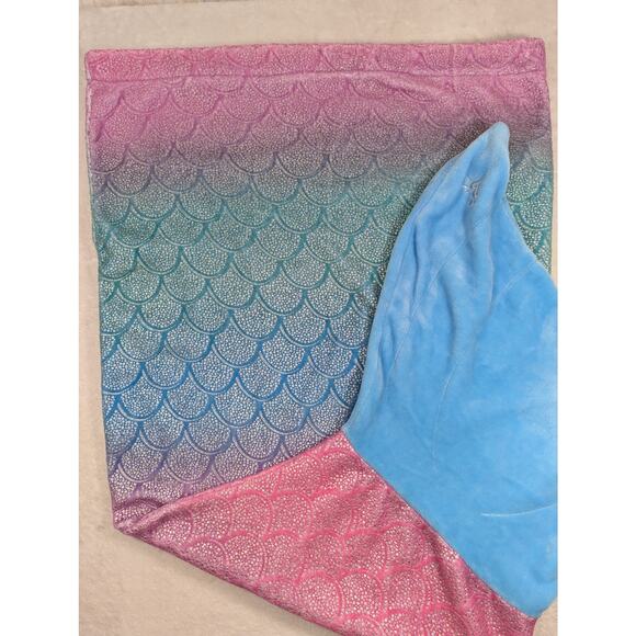 Mermaid Throw Blanket Large Adult Size - Picture 3 of 6
